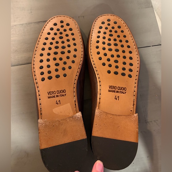 Men's Brown Loafers Made in Italy - Picture 2 of 2